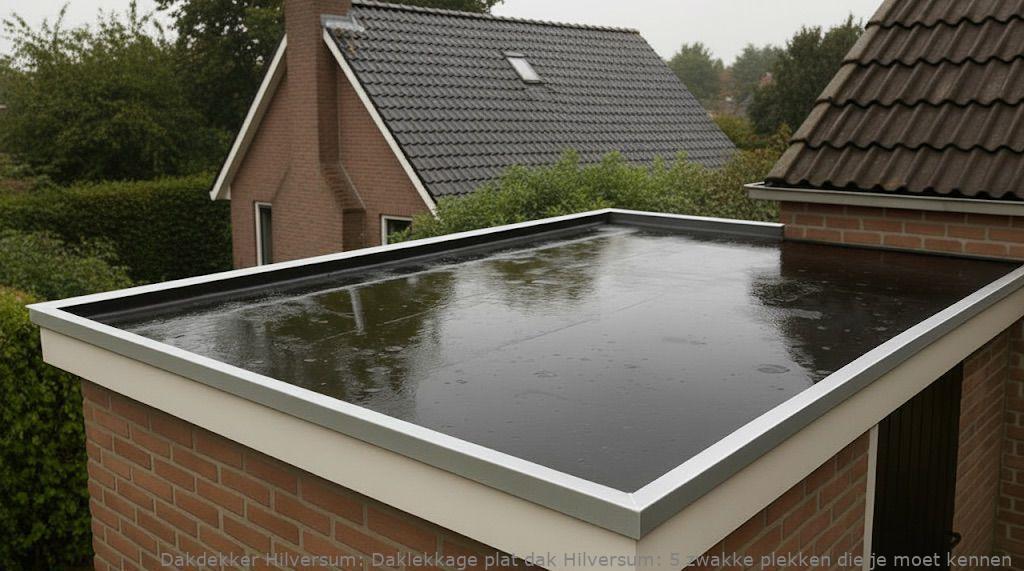 Daklekkage plat dak Hilversum: 5 zwakke plekken die je moet kennen