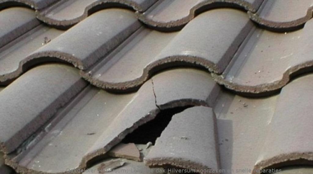 Lekkage dak Hilversum: oorzaken en snelle reparaties